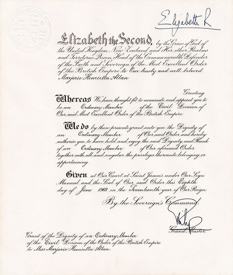History 3 Royal Citation document