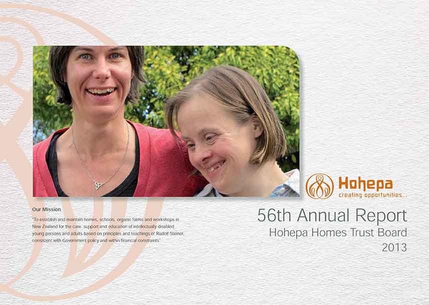 Hohepa 2013 Annual Report