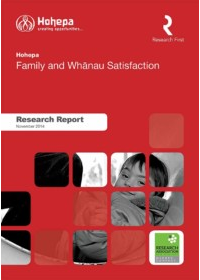 Hohepa Family and Whānau Satisfaction Research - Report November 2014