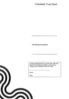 Hōhepa Foundation Trust Deed
